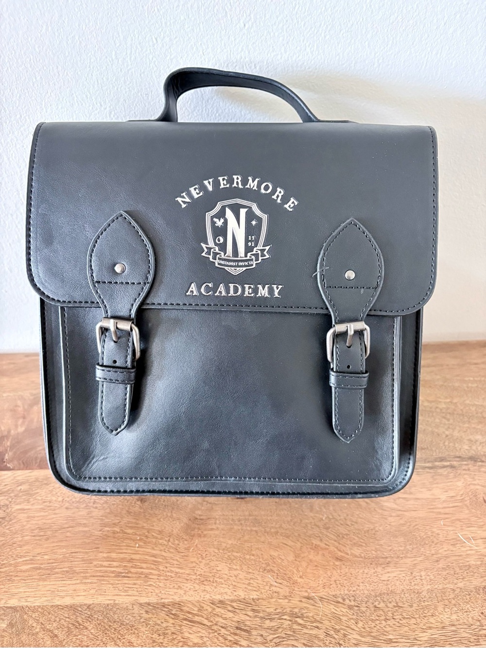 Nevermore Academy Faux Leather Backpack